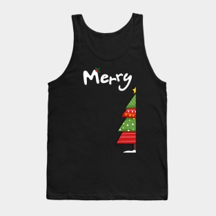 Merry Christmas Funny Couples Matching T-shirt Tank Top